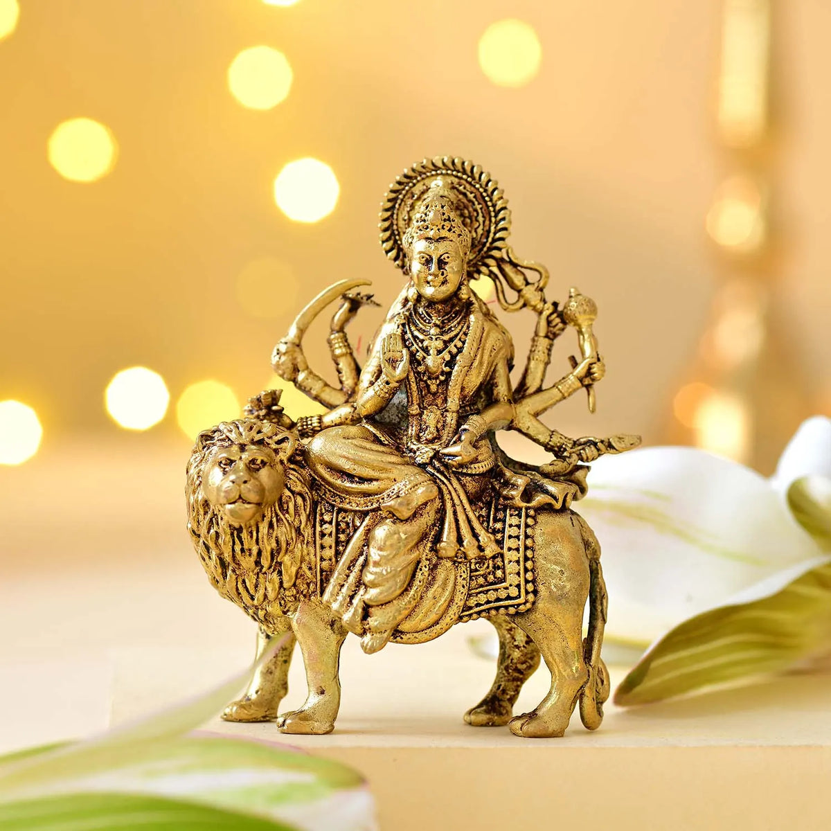 Durga Ji Brass Murti