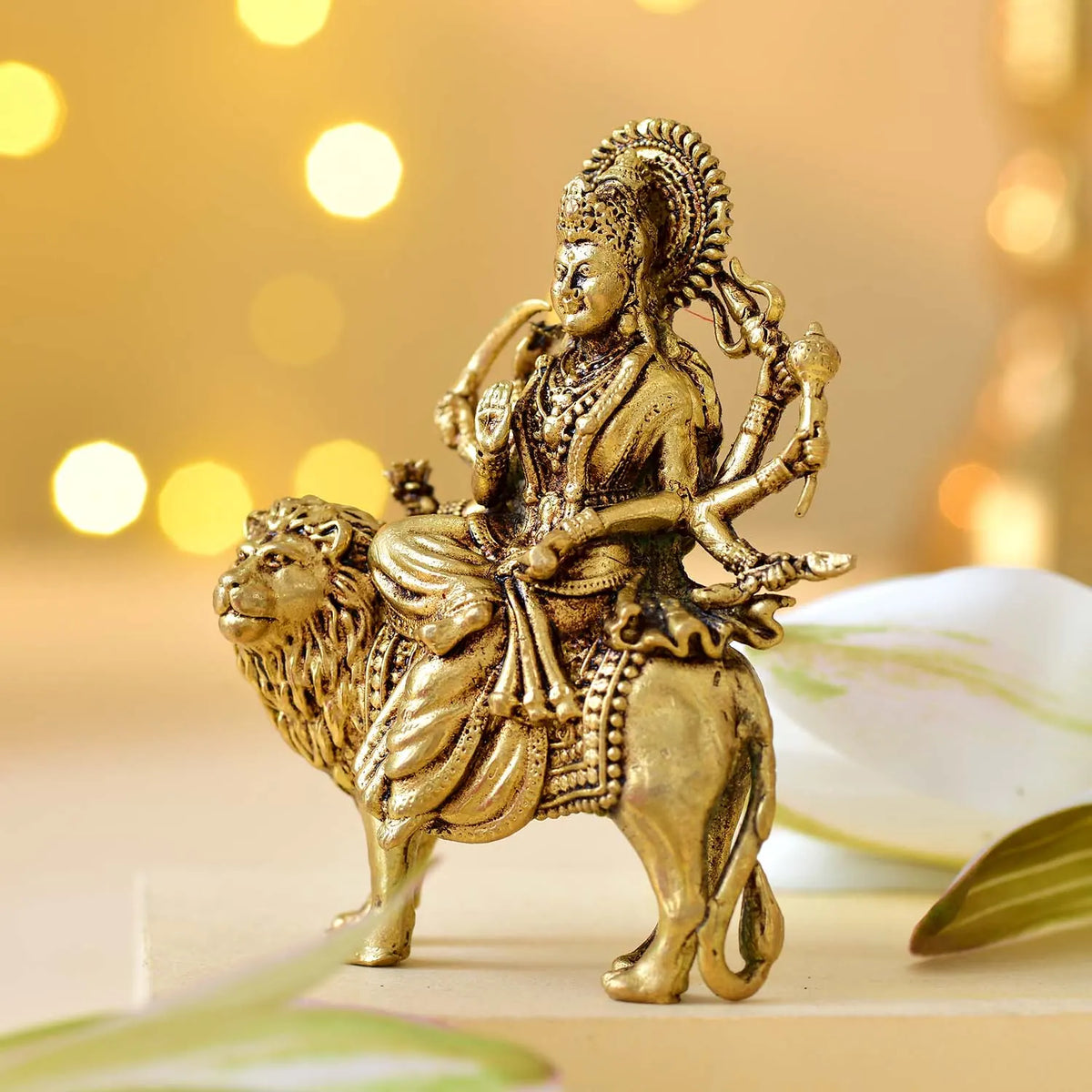 Durga Ji Brass Murti