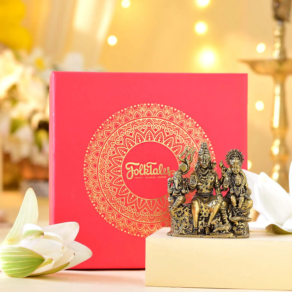 Shiva Parivar Brass Murti